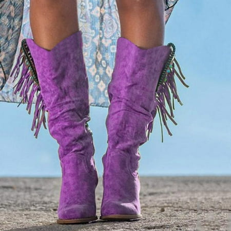 Cathalem Slouchy Knee BootsPointy Toe Boots Women s Zipper Side Heel High Mid women s Shoes for Women High Heels Boots Purple 8.5
Cathalem Slouchy Knee BootsPointy Toe Boots Women s Zipper Side Heel High Mid women s Shoes for Women High Heels Boots Purple 8.5