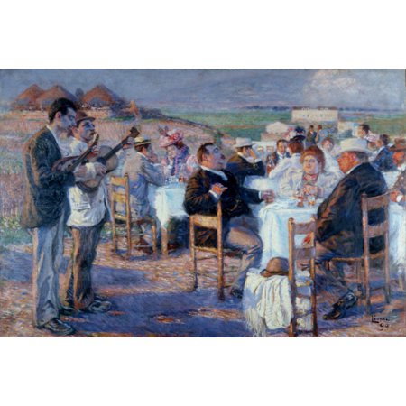 Fat People And Thin People (Grassi E Magri) Stretched Canvas - (36 x 24)