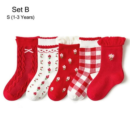 5 Pairs 0-12 Years Cartoon Soft Cotton Baby Girl Socks Toddler Kids Socks Children Socks School Socks SET B - S(1-3 YEARS)
5 Pairs 0-12 Years Cartoon Soft Cotton Baby Girl Socks Toddler Kids Socks Children Socks School Socks SET B - S(1-3 YEARS)