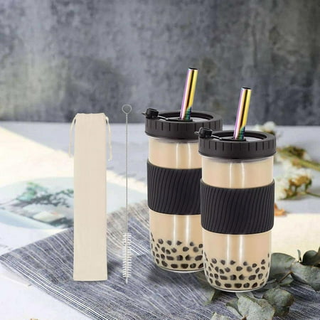 Reusable Water Cup Set Large Capacity Wide Mouth 24oz Bottles for Coffee Black
Reusable Water Cup Set Large Capacity Wide Mouth 24oz Bottles for Coffee Black