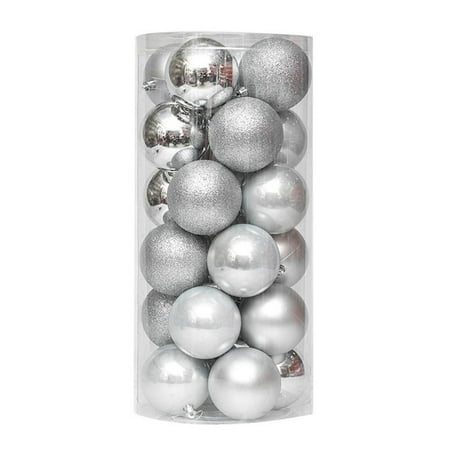 Mightlink 24Pcs Christmas Balls Decorative Thickening Shatterproof Festive Props Electroplated Pearlescent Balls Pendants for Christmas
Mightlink 24Pcs Christmas Balls Decorative Thickening Shatterproof Festive Props Electroplated Pearlescent Balls Pendants for Christmas