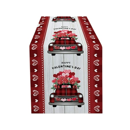 Lovehome Creative Valentine s Day Polyester Cotton Printed Table Flag Table Decorations
Lovehome Creative Valentine s Day Polyester Cotton Printed Table Flag Table Decorations