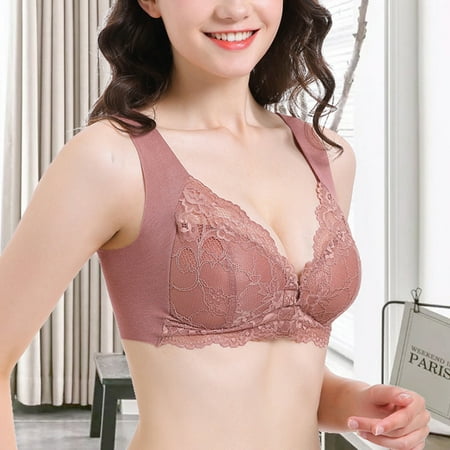 Front Closure Bra with Floral Lace Lift Stretch 5D Shaping Seamless Bra Push up Full Coverage Underwear for Big Cup New
Front Closure Bra with Floral Lace Lift Stretch 5D Shaping Seamless Bra Push up Full Coverage Underwear for Big Cup New