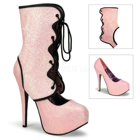TEEZE-31G 5 3/4 Glitter Concealed Pump With Shaft