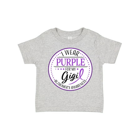 Inktastic I Wear Purple for My Gigi- Alzheimers Awareness Gift Toddler Boy or Toddler Girl T-Shirt
Inktastic I Wear Purple for My Gigi- Alzheimers Awareness Gift Toddler Boy or Toddler Girl T-Shirt