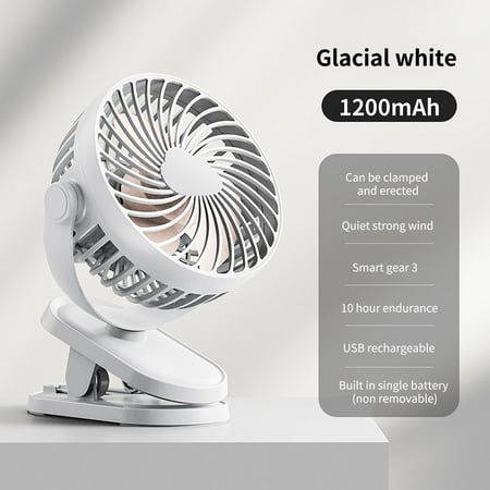 

Lzobxe Summer Portable Fan USB Mini Wind Power Handheld Clip Fan Convenient And Ultra-quiet Fan High Quality Student Cute Small Cool Ventilador Desk Fan on Clearance