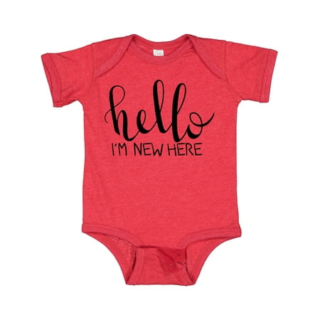 Inktastic Hello I m New Here- Hand Drawn Type Gift Baby Boy or Baby Girl Bodysuit
Inktastic Hello I m New Here- Hand Drawn Type Gift Baby Boy or Baby Girl Bodysuit