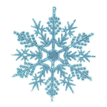 Heiheiup 6Pcs/Set Glitter Snowflake Christmas Ornaments Xmas Tree Hanging Decoration10cm Chandelier Long
Heiheiup 6Pcs/Set Glitter Snowflake Christmas Ornaments Xmas Tree Hanging Decoration10cm Chandelier Long
