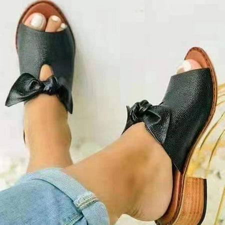 Dpityserensio New Summer New Thick Heel Comfortable Bow Buckle Sandals Beach Women Sandals for Women Black 8.5(40)
Dpityserensio New Summer New Thick Heel Comfortable Bow Buckle Sandals Beach Women Sandals for Women Black 8.5(40)