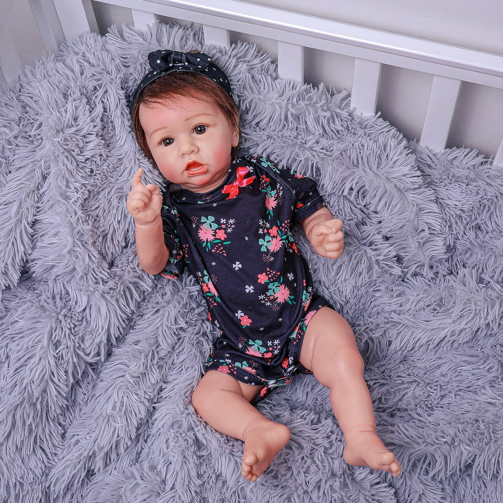 20 Inches Realistic Reborn Baby Doll Full Body Silicone Real Baby Dolls