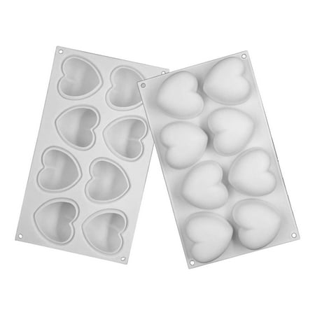 CWCWFHZH Reusable Non-stick Easy Release 3D Love Heart Shaped Silicone Molds Tray
CWCWFHZH Reusable Non-stick Easy Release 3D Love Heart Shaped Silicone Molds Tray