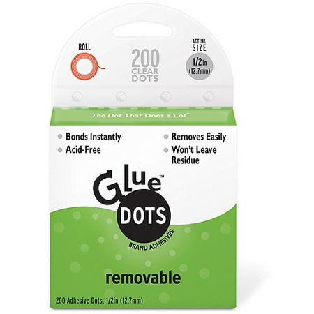dots glue removable