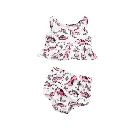 ZIYIXIN Toddler Baby Girls Summer Swimsuit Sleeveless Printed Bikini Top+Shorts Bathing Suits 2Pcs Beachwear Clothes White Dinosaur 18-24 Months
ZIYIXIN Toddler Baby Girls Summer Swimsuit Sleeveless Printed Bikini Top+Shorts Bathing Suits 2Pcs Beachwear Clothes White Dinosaur 18-24 Months