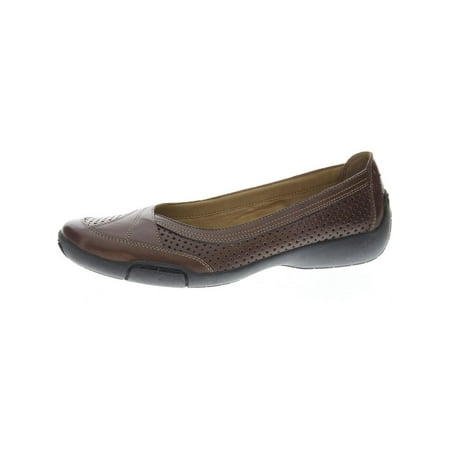 Auditions Womens Verona II Dressy Perforated Ballet Flats