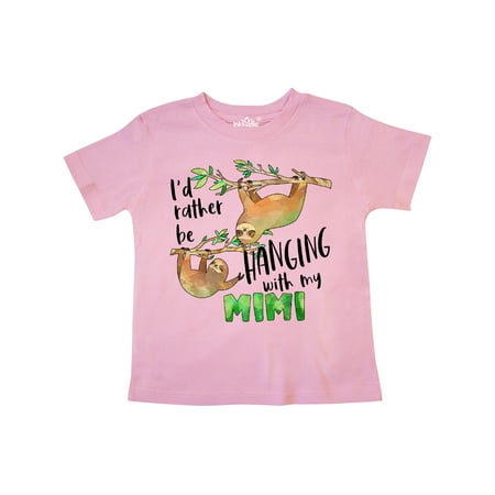 Inktastic Id Rather Be Hanging with my Mimi- Cute Sloths Gift Toddler Boy or Toddler Girl T-Shirt
Inktastic Id Rather Be Hanging with my Mimi- Cute Sloths Gift Toddler Boy or Toddler Girl T-Shirt