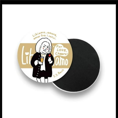 Some Music Design KC-004 11 x 11 cm J.S. Bach Coasters