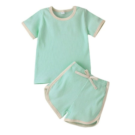 TheFound Toddler Kids Baby Girls Casual 2Pcs Summer Outfit Short Sleeve Color Block Tops + Elastic Shorts Set
TheFound Toddler Kids Baby Girls Casual 2Pcs Summer Outfit Short Sleeve Color Block Tops + Elastic Shorts Set