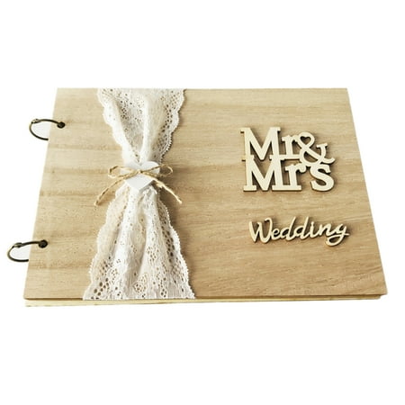 Creative Wooden Guest Sign In Book DIY Message Book for Engagement Wedding Ceremony
Creative Wooden Guest Sign In Book DIY Message Book for Engagement Wedding Ceremony