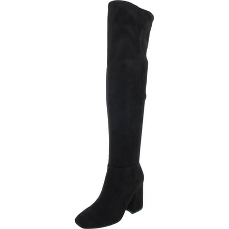 Steve Madden Womens Telepathy Faux Suede Tall Over-The-Knee Boots