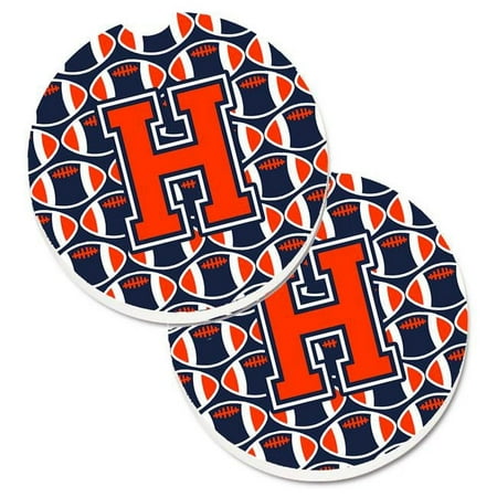 Carolines Treasures Letter H Football Orange with Blue & White Set of 2 Cup Holder Car Coaster
Carolines Treasures Letter H Football Orange with Blue & White Set of 2 Cup Holder Car Coaster
