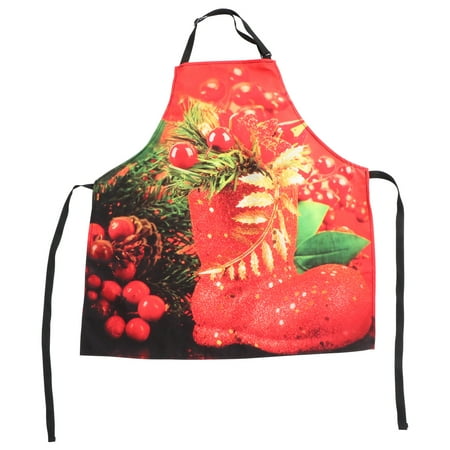 Christmas Theme Apron Creative Cooking Apron Practical Kitchen Supplies