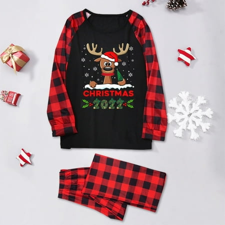 women Christmas pajamas for family matching outfits son daughter sets soft Black Christmas Women Mommy Printed Top+Pants Xmas Family Matching Pajamas Set
women Christmas pajamas for family matching outfits son daughter sets soft Black Christmas Women Mommy Printed Top+Pants Xmas Family Matching Pajamas Set