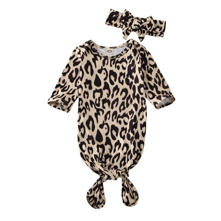 TheFound Newborn Baby Boy Girl Outfits Leopard Print Sleepwear Long Sleeve Pajamas with Headband Clothes
TheFound Newborn Baby Boy Girl Outfits Leopard Print Sleepwear Long Sleeve Pajamas with Headband Clothes