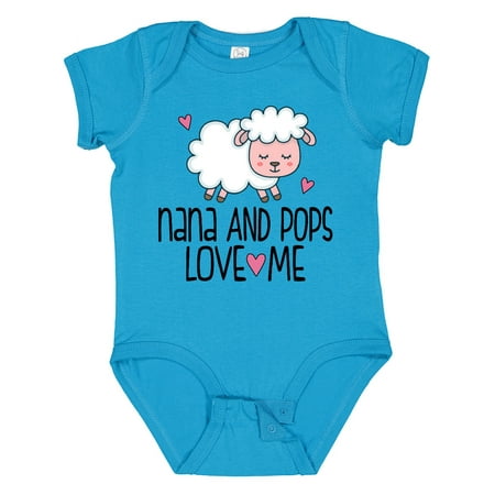 Inktastic Nana and Pops Love Me Baby Lamb Grandkids Boys or Girls Baby Bodysuit
Inktastic Nana and Pops Love Me Baby Lamb Grandkids Boys or Girls Baby Bodysuit