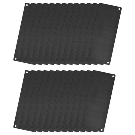 Uxcell 80x30mm Stainless Steel Blank Tags Engraving Blanks with 4 Hole 25Pack(Dark Gray)
Uxcell 80x30mm Stainless Steel Blank Tags Engraving Blanks with 4 Hole 25Pack(Dark Gray)