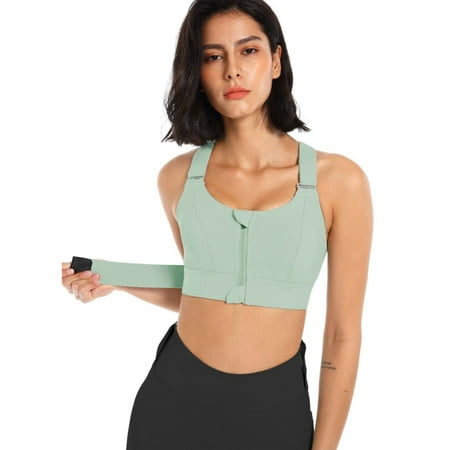 Women s Plus Size Zipper Sports Bra Adjustable Strap Underwear High Strength Shockproof Running Yoga Fitness Bra
Women s Plus Size Zipper Sports Bra Adjustable Strap Underwear High Strength Shockproof Running Yoga Fitness Bra