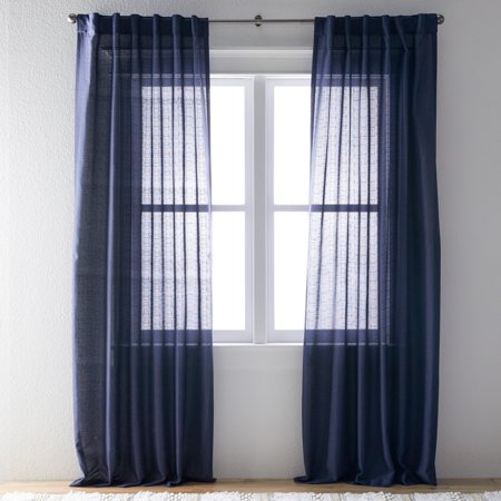 Belham Living Classic Solid Curtain Panel Pair