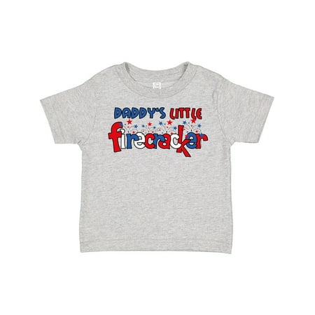 Inktastic Daddy s Little Firecracker Gift Toddler Boy or Toddler Girl T-Shirt