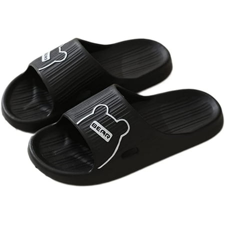 PIKADINGNIS Cute Summer House Slipper Anti-Slip Indoor and Outdoor Slippers Open Toe Spa Pool Gym Home Casual Bathroom Shoes