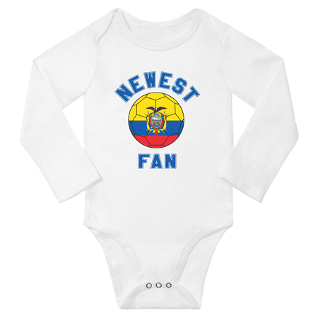 Newest Ecuador Soccer Football Fan Baby Long Sleeve Jumpsuits Clothes (White 18 Months)
Newest Ecuador Soccer Football Fan Baby Long Sleeve Jumpsuits Clothes (White 18 Months)