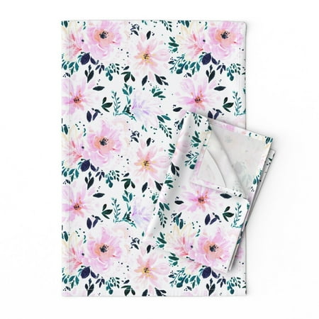 Printed Tea Towel Linen Cotton Canvas - Floral Flowers Pastel Girl Boho Print Decorative Kitchen Towel by Spoonflower
Printed Tea Towel Linen Cotton Canvas - Floral Flowers Pastel Girl Boho Print Decorative Kitchen Towel by Spoonflower