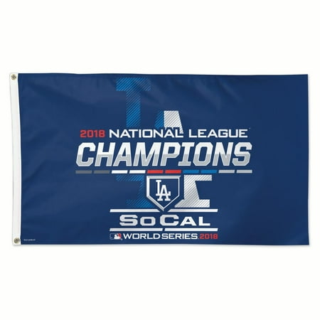 Los Angeles Dodgers WinCraft 2018 National League Champions On-Field Celebration 1-Sided 3' x 5' Deluxe Flag