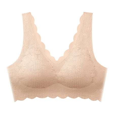 TANGNADE Vintage Womens Max Support Air Permeable Rose Floral Bra Large Wire-Free Sleep Lace Bra
TANGNADE Vintage Womens Max Support Air Permeable Rose Floral Bra Large Wire-Free Sleep Lace Bra