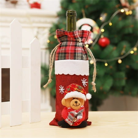 Feltree Red Wine Bottle Cover Bags Snowman Santa Claus Christmas Clearance Decoration Table Xmas
Feltree Red Wine Bottle Cover Bags Snowman Santa Claus Christmas Clearance Decoration Table Xmas