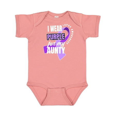 Inktastic I Wear Purple For My Aunty Lupus Awareness Gift Baby Boy or Baby Girl Bodysuit
Inktastic I Wear Purple For My Aunty Lupus Awareness Gift Baby Boy or Baby Girl Bodysuit