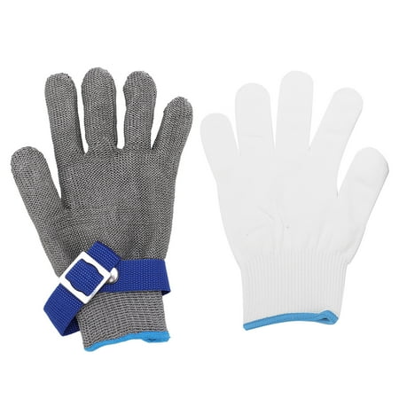 316 Stainless Steel Wire Glove Level 5 Cut Proof Stab Resistant Protection for Work Kitchen CuttingXXXL
316 Stainless Steel Wire Glove Level 5 Cut Proof Stab Resistant Protection for Work Kitchen CuttingXXXL