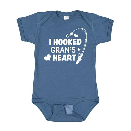 Inktastic I Hooked Gran s Heart with Fishing Rod Gift Baby Boy or Baby Girl Bodysuit
Inktastic I Hooked Gran s Heart with Fishing Rod Gift Baby Boy or Baby Girl Bodysuit