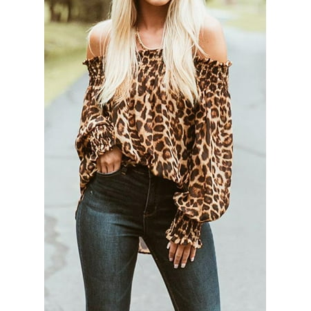 Qufokar Plus Size Scrub Tops Dressy Tops Women One-Leather Leopard Print Loose Long Sleeve Top
Qufokar Plus Size Scrub Tops Dressy Tops Women One-Leather Leopard Print Loose Long Sleeve Top