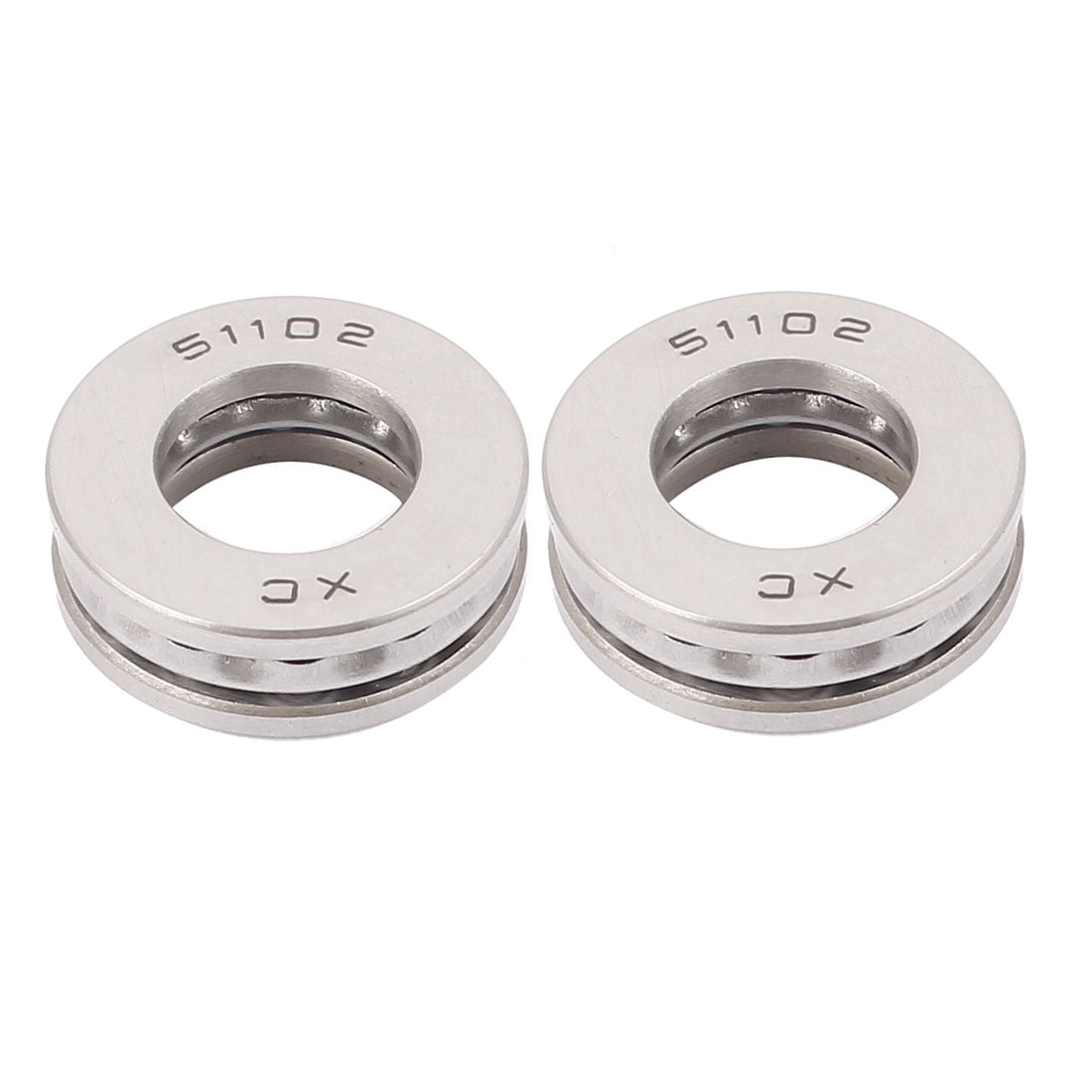 2pcs Axial Ball Thrust Bearing 51102 15mm*28mm*9mm