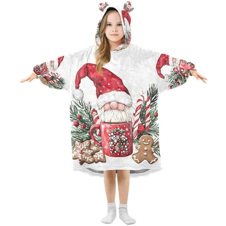 joogoo Wearable Blanket Hoodie for Kids Gnome in Cup Flannel Oversized Sweatshirt 3-14 Years L
joogoo Wearable Blanket Hoodie for Kids Gnome in Cup Flannel Oversized Sweatshirt 3-14 Years L