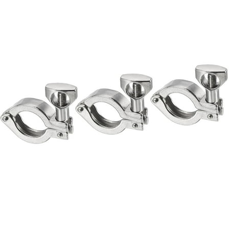Uxcell 0.98 Vacuum Clamp 3 Pack 201Stainless Steel Durable Single Pin Hose Clamp with Nut Silver
Uxcell 0.98 Vacuum Clamp 3 Pack 201Stainless Steel Durable Single Pin Hose Clamp with Nut Silver