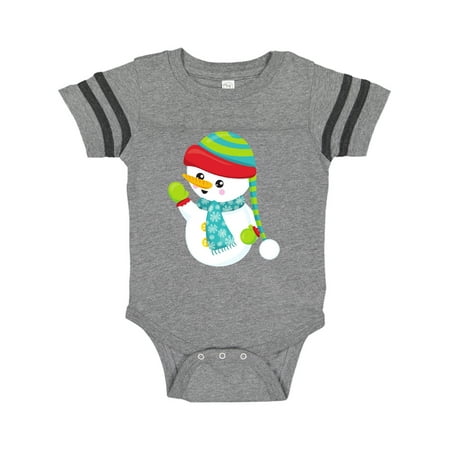 Inktastic Snowman With Hat Carrot Nose Scarf Gloves Gift Baby Boy or Baby Girl Bodysuit
Inktastic Snowman With Hat Carrot Nose Scarf Gloves Gift Baby Boy or Baby Girl Bodysuit