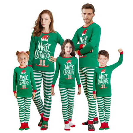 Christmas Pajamas Sets Holidays Family Matching Sleepwear Letter Print Long Sleeve Tops Stripe Pants PJS Outfit Loungewear
Christmas Pajamas Sets Holidays Family Matching Sleepwear Letter Print Long Sleeve Tops Stripe Pants PJS Outfit Loungewear