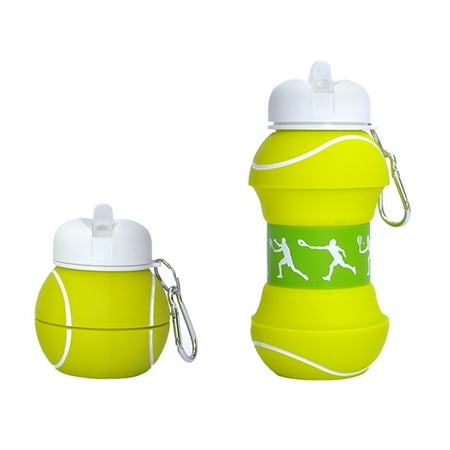 Meizhencang 550ml Water Bottle Folding Large Capacity Wide Caliber Tennis Ball Shape Kids Silicone Sport Bottle for Camping
Meizhencang 550ml Water Bottle Folding Large Capacity Wide Caliber Tennis Ball Shape Kids Silicone Sport Bottle for Camping