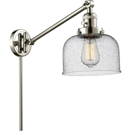 Polished Nickel Tone Wall Sconces 8 Wide Steel/Cast Brass/Glass Medium Base 1 Light Fixture
Polished Nickel Tone Wall Sconces 8 Wide Steel/Cast Brass/Glass Medium Base 1 Light Fixture