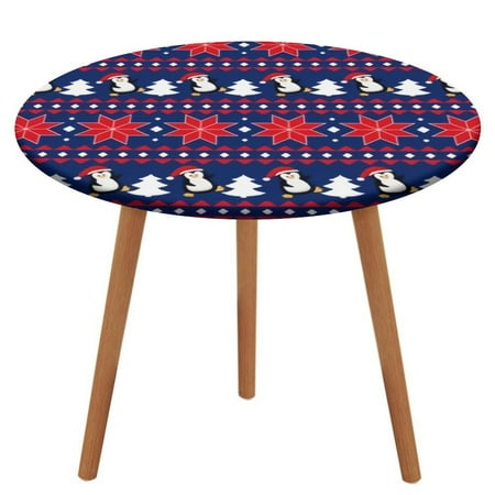 Bybiment Round Fitted Tablecloth with Elastic Edge Merry Christmas Pattern Penguins Decorative Tablecloth Table Cover 43 Inch
Bybiment Round Fitted Tablecloth with Elastic Edge Merry Christmas Pattern Penguins Decorative Tablecloth Table Cover 43 Inch